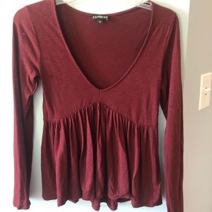 Scoop neck top